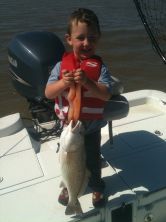 bentley with his big fish